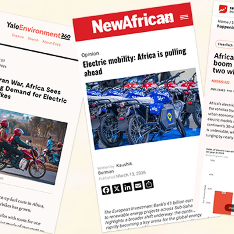 Global events adding impetus to the EV transition in Africa