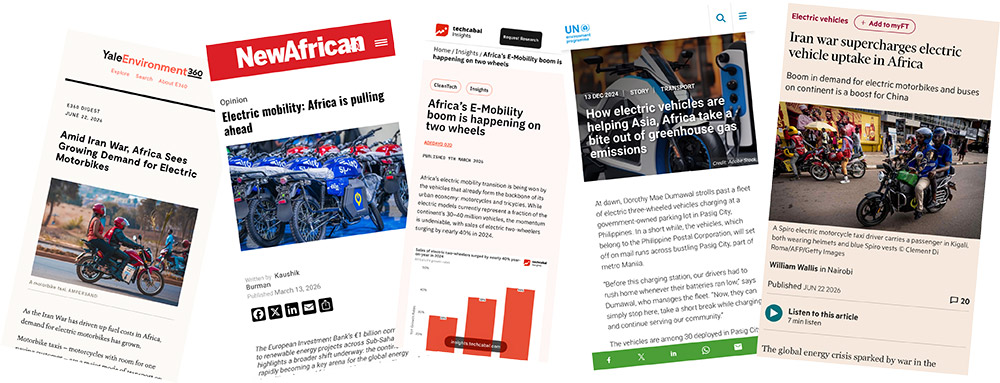 Global events adding impetus to the EV transition in Africa